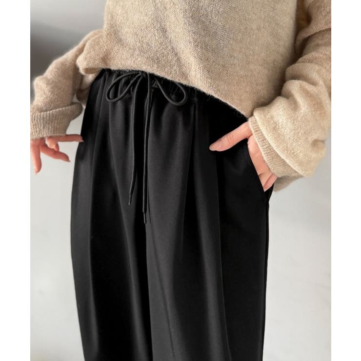 リラックス感とスタイルを両立。美脚シルエットワイドイージーパンツ | Classical Elf  | 詳細画像5