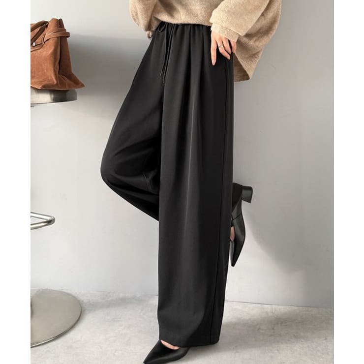 リラックス感とスタイルを両立。美脚シルエットワイドイージーパンツ | Classical Elf  | 詳細画像6