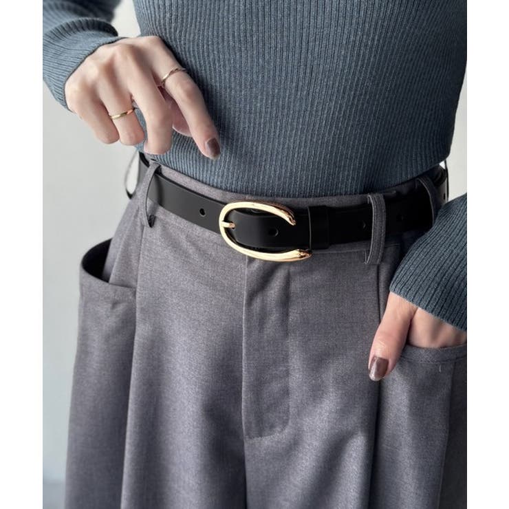 コーデにひとさじ、高級感。牛床革アソートバックルレザーベルト | Classical Elf  | 詳細画像18