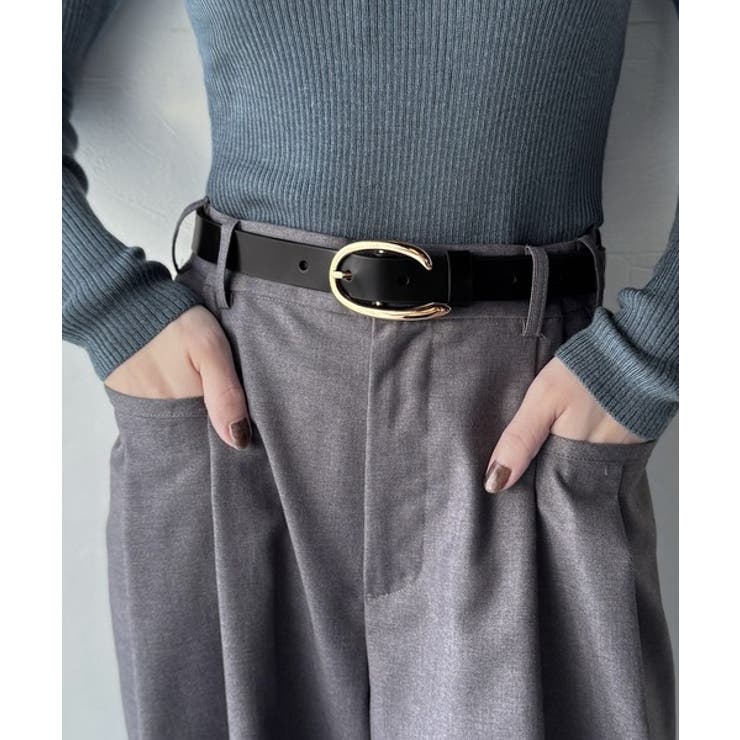 コーデにひとさじ、高級感。牛床革アソートバックルレザーベルト | Classical Elf  | 詳細画像21