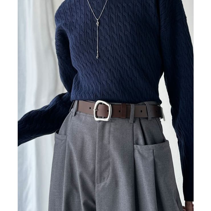 コーデにひとさじ、高級感。牛床革アソートバックルレザーベルト | Classical Elf  | 詳細画像25