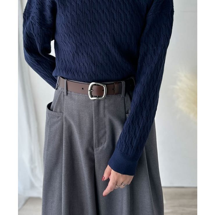 コーデにひとさじ、高級感。牛床革アソートバックルレザーベルト | Classical Elf  | 詳細画像26