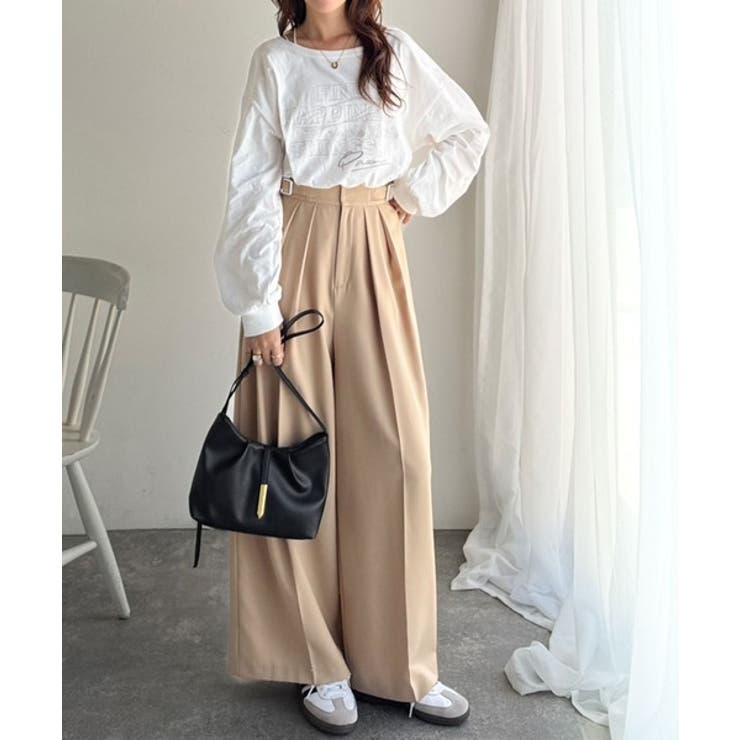 シンプルキレイめで高見えを叶える◎メタルパーツソフトシュリンクレザーバッグ | Classical Elf  | 詳細画像12 