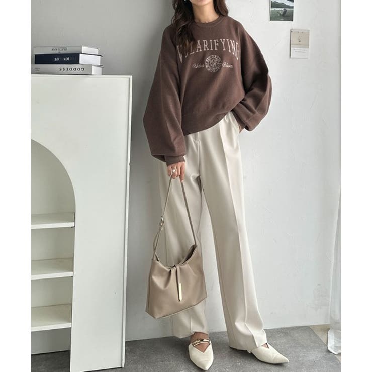 シンプルキレイめで高見えを叶える◎メタルパーツソフトシュリンクレザーバッグ | Classical Elf  | 詳細画像15 