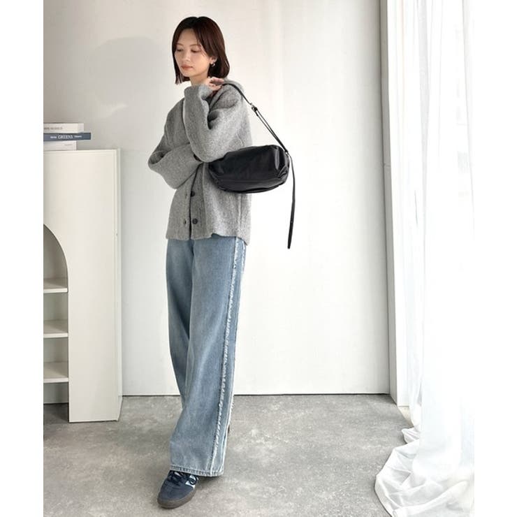 Kawakawa ころんとしたフォルムのシルバー バッグ ころんとした可愛いフォルム。ソフトバンバッグ[品番：WZ000006784