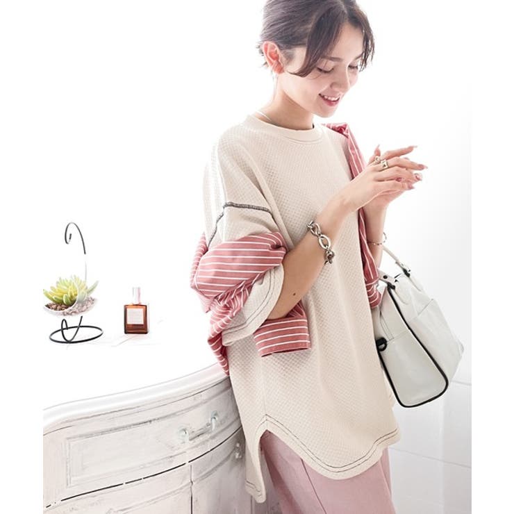 ふんわり触感。変形裏毛オーバートップス | Classical Elf  | 詳細画像4 