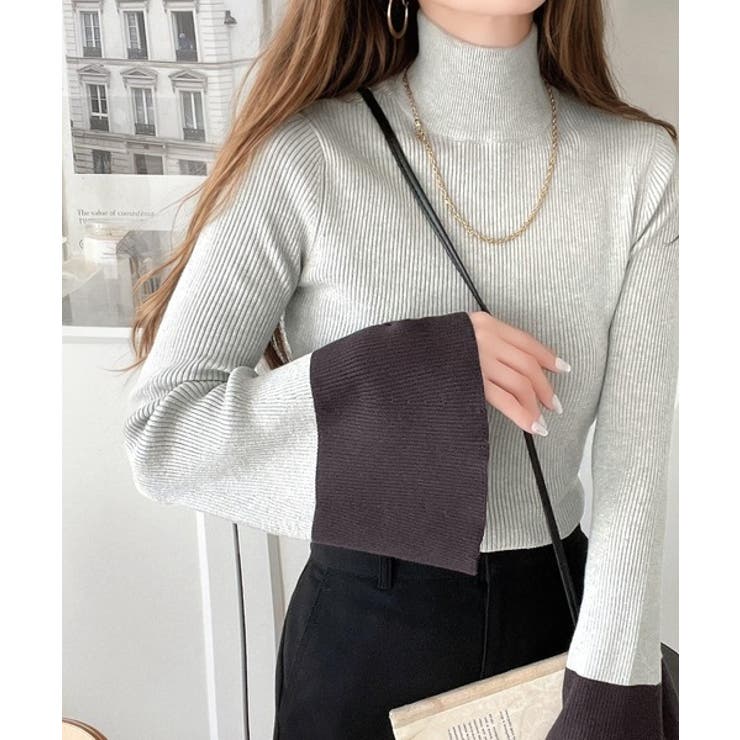 6343【美品】ブリーフィング　ハイネック長袖ニット　薄手　ウール pr489sbe_715.jpg?fitin=720:720