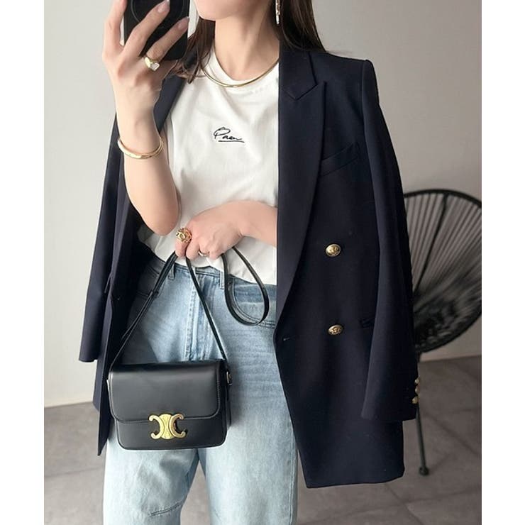 接触冷感♪大人カジュアルを格上げ！胸元ワンポイント刺繍ノースリーブトップ | Classical Elf  | 詳細画像10 