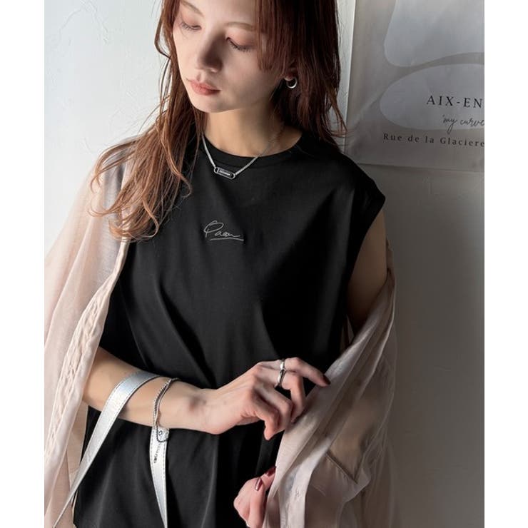 激レアnWo Life ノースリーブ　新品 classicalelf タンクトップ ノースリーブ ランダムリブ スクエア