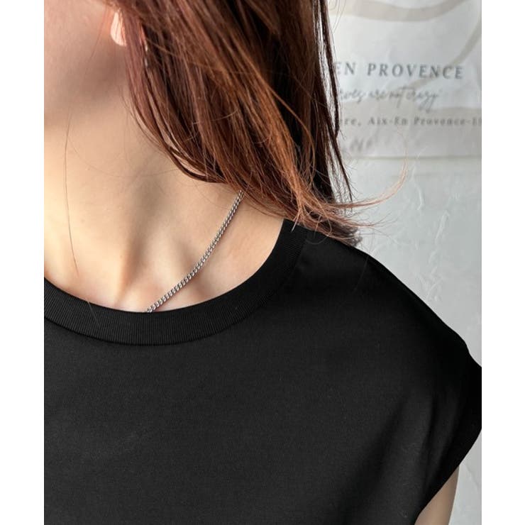 接触冷感♪大人カジュアルを格上げ！胸元ワンポイント刺繍ノースリーブトップ | Classical Elf  | 詳細画像47 