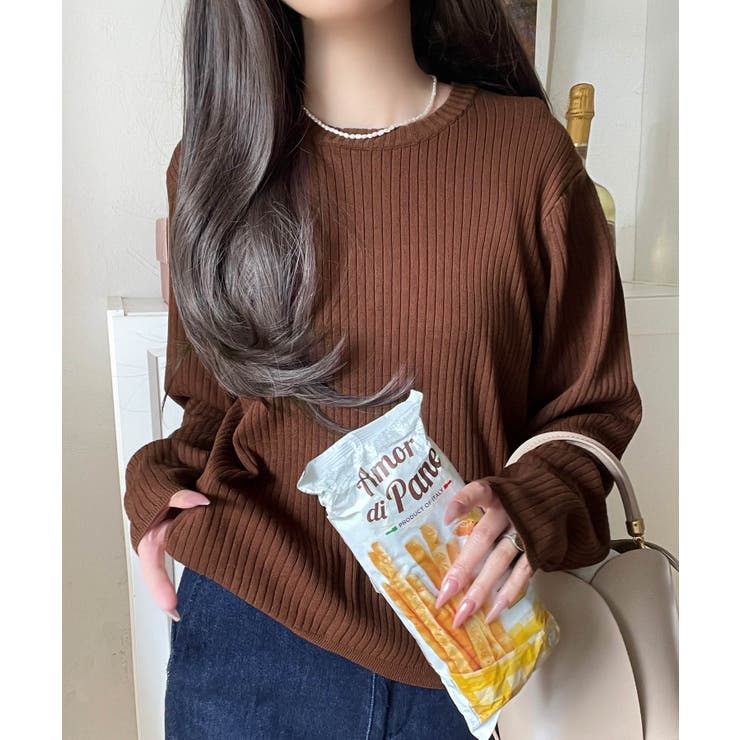 着映えトップス。シンプルサマーリブニット（半袖） | Classical Elf  | 詳細画像69 