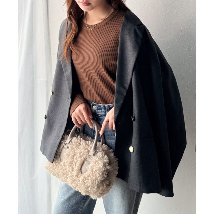 着映えトップス。シンプルサマーリブニット（半袖） | Classical Elf  | 詳細画像78 