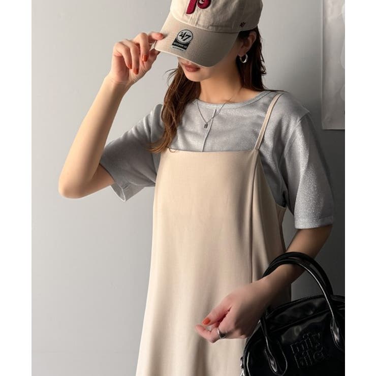 光を纏う。センターメロウシアーラメ半袖Tシャツ | Classical Elf  | 詳細画像21 