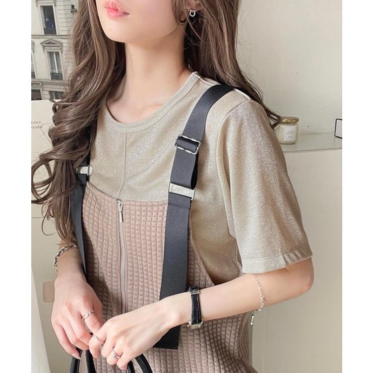 光を纏う。センターメロウシアーラメ半袖Tシャツ | Classical Elf  | 詳細画像30 