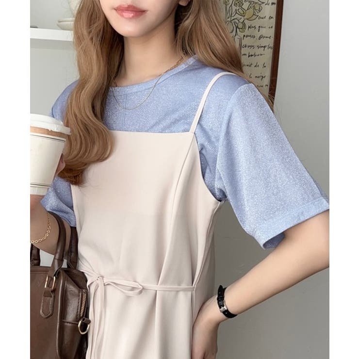 光を纏う。センターメロウシアーラメ半袖Tシャツ | Classical Elf  | 詳細画像37 