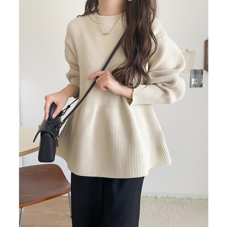 着るだけでメリハリ美人♪シーンで選べる2way仕様。2wayペプラムニットカーデ… | Classical Elf  | 詳細画像7 