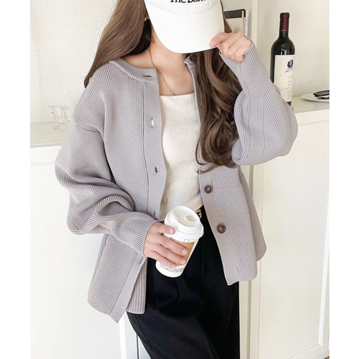 着るだけでメリハリ美人♪シーンで選べる2way仕様。2wayペプラムニットカーデ… | Classical Elf  | 詳細画像18 