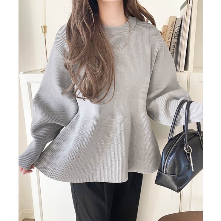 着るだけでメリハリ美人♪シーンで選べる2way仕様。2wayペプラムニットカーデ… | Classical Elf  | 詳細画像19 