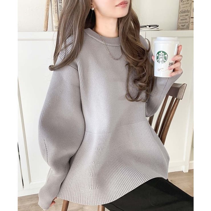 着るだけでメリハリ美人♪シーンで選べる2way仕様。2wayペプラムニットカーデ… | Classical Elf  | 詳細画像24 