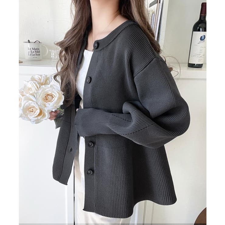 着るだけでメリハリ美人♪シーンで選べる2way仕様。2wayペプラムニットカーデ… | Classical Elf  | 詳細画像25 