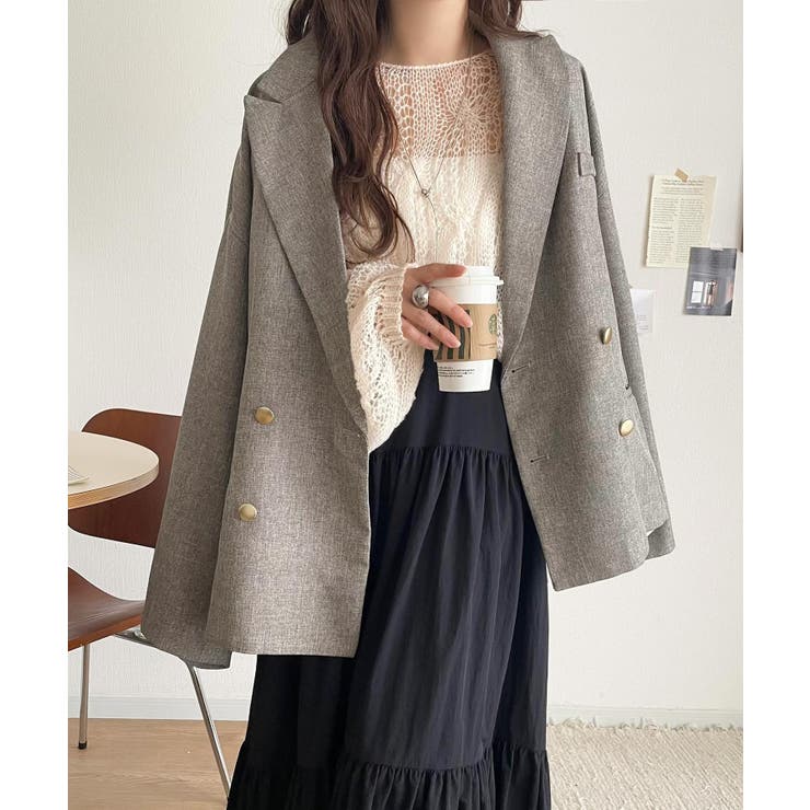 ゆるっと抜け感漂う！透かし編みケーブルオーバーサイズニット（長袖） | Classical Elf  | 詳細画像9 