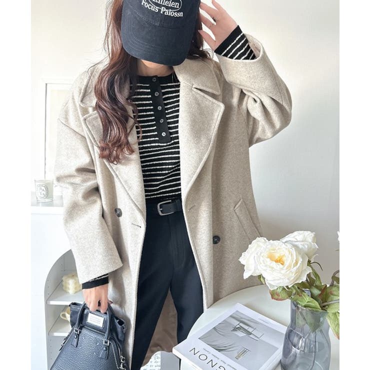 もっちり柔らかな風合い。ミニケーブル編みヘンリーネックニット（長袖） | Classical Elf  | 詳細画像25 