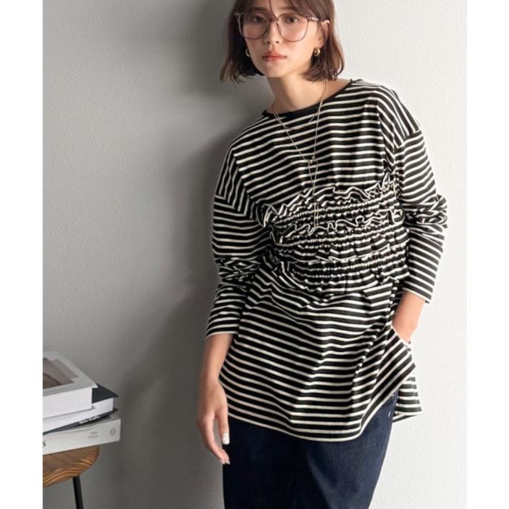 甘すぎない大人なフェミニン◎フリルビスチェベルトセットカットソートップス | Classical Elf  | 詳細画像21 