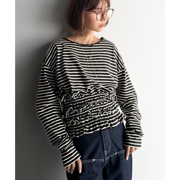 甘すぎない大人なフェミニン◎フリルビスチェベルトセットカットソートップス | Classical Elf  | 詳細画像22 