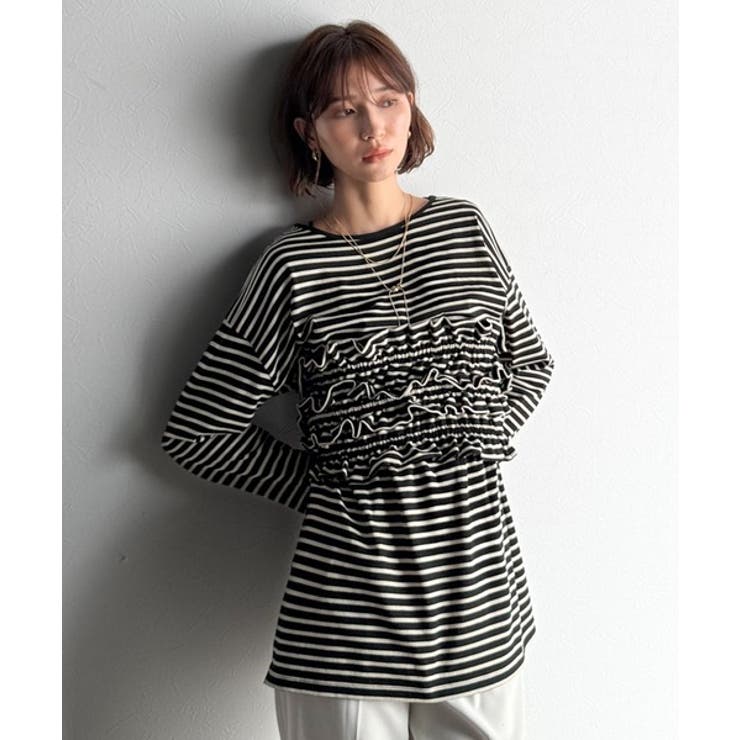 甘すぎない大人なフェミニン◎フリルビスチェベルトセットカットソートップス | Classical Elf  | 詳細画像26 