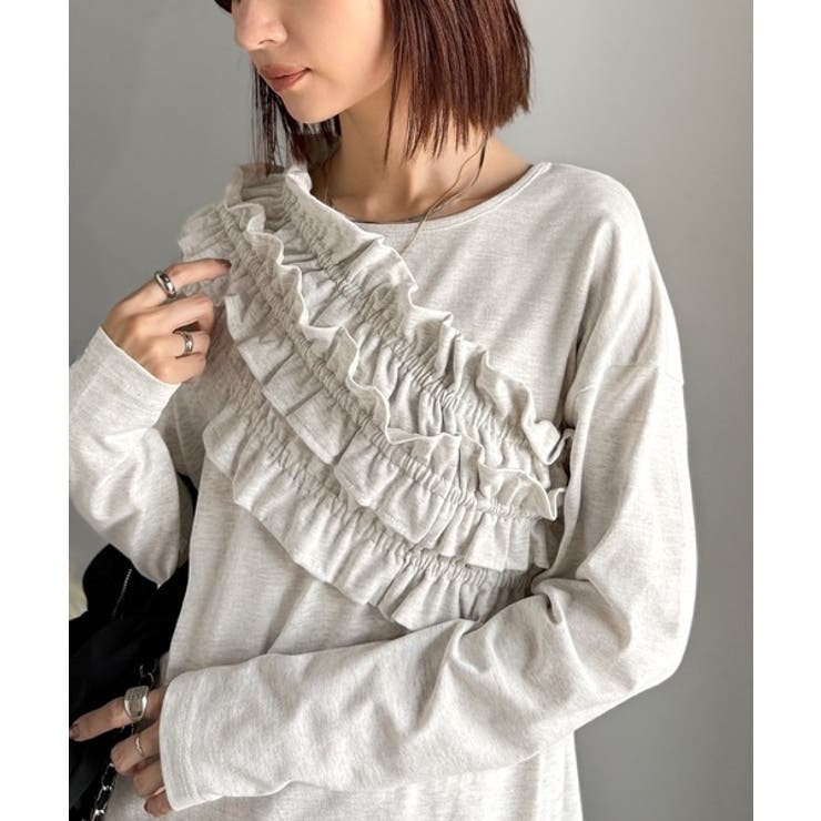 甘すぎない大人なフェミニン◎フリルビスチェベルトセットカットソートップス | Classical Elf  | 詳細画像42 