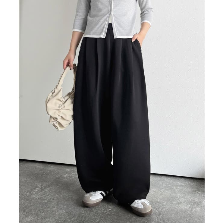 たっぽりシルエットに一目ぼれ。。3タックコクーンシルエットダンボール素材ワイドパ… | Classical Elf  | 詳細画像3 