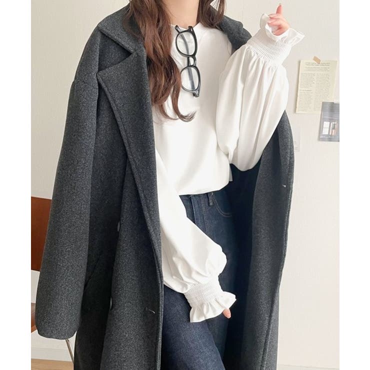 シーズンを彩るニュアンスカラー。キャンディスリーブカットジョーゼットブラウス | Classical Elf  | 詳細画像10 