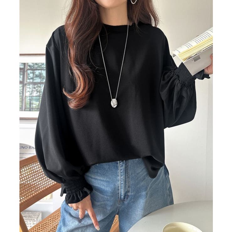 シーズンを彩るニュアンスカラー。キャンディスリーブカットジョーゼットブラウス | Classical Elf  | 詳細画像11 