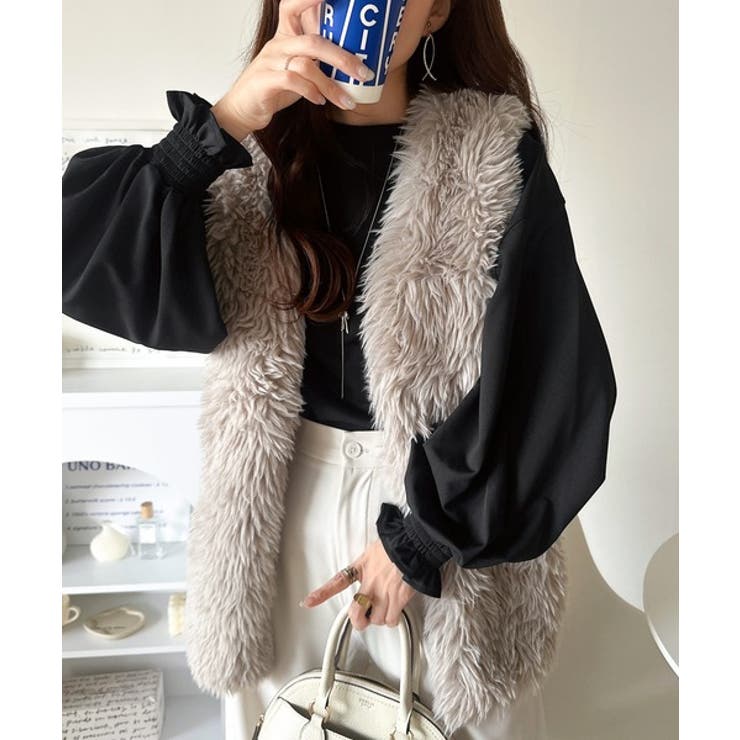 シーズンを彩るニュアンスカラー。キャンディスリーブカットジョーゼットブラウス | Classical Elf  | 詳細画像19 