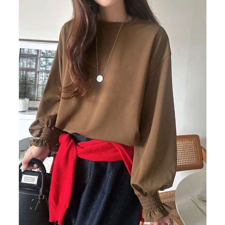 シーズンを彩るニュアンスカラー。キャンディスリーブカットジョーゼットブラウス | Classical Elf  | 詳細画像21 