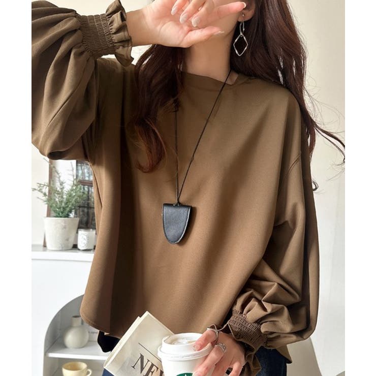 シーズンを彩るニュアンスカラー。キャンディスリーブカットジョーゼットブラウス | Classical Elf  | 詳細画像24 