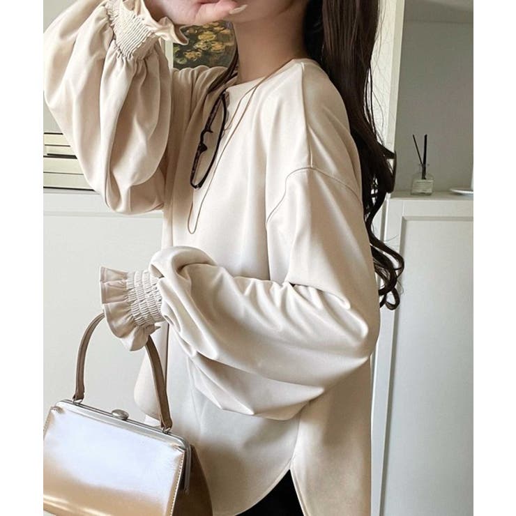 シーズンを彩るニュアンスカラー。キャンディスリーブカットジョーゼットブラウス | Classical Elf  | 詳細画像29 