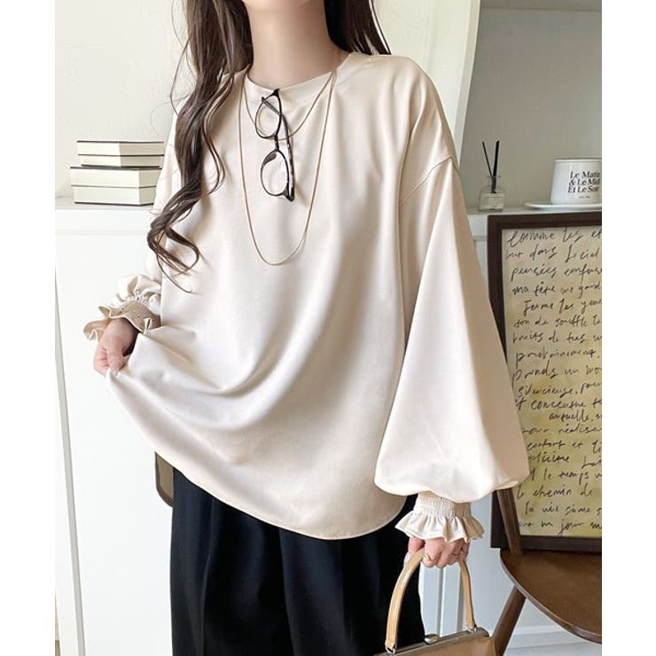 シーズンを彩るニュアンスカラー。キャンディスリーブカットジョーゼットブラウス | Classical Elf  | 詳細画像30 