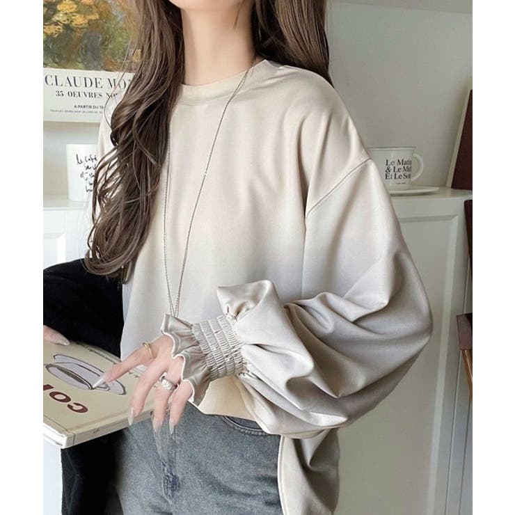 シーズンを彩るニュアンスカラー。キャンディスリーブカットジョーゼットブラウス | Classical Elf  | 詳細画像32 