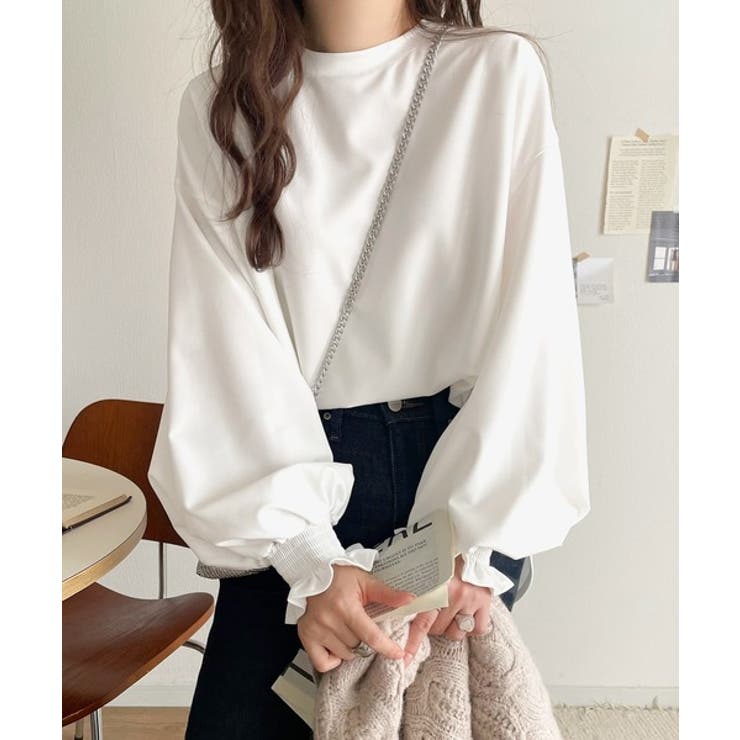 シーズンを彩るニュアンスカラー。キャンディスリーブカットジョーゼットブラウス | Classical Elf  | 詳細画像2 