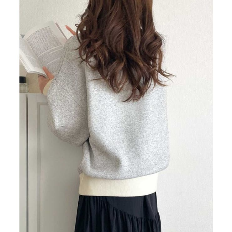 着心地抜群！大人かわいいスタイルに♪ダブルジャガード配色ダルメシアン柄ニット | Classical Elf  | 詳細画像7 