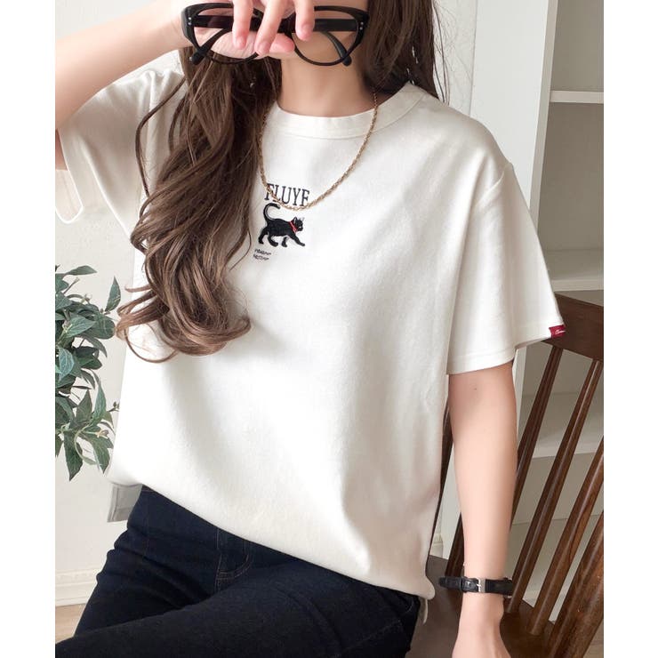 可愛いだけとは言わせない！刺繍コンパクトフライスTシャツアニマルシリーズ（半袖） | Classical Elf  | 詳細画像8 
