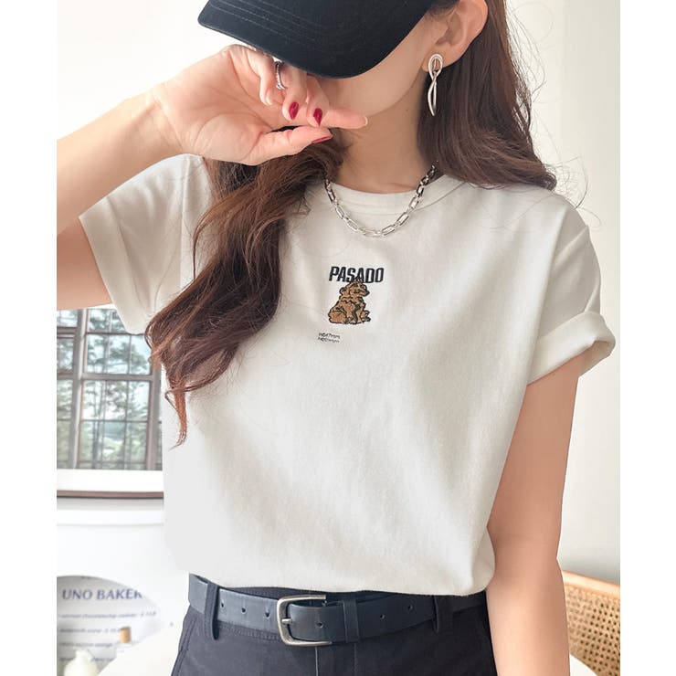 可愛いだけとは言わせない！刺繍コンパクトフライスTシャツアニマルシリーズ（半袖） | Classical Elf  | 詳細画像10 