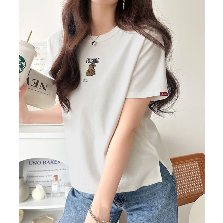 可愛いだけとは言わせない！刺繍コンパクトフライスTシャツアニマルシリーズ（半袖） | Classical Elf  | 詳細画像12 