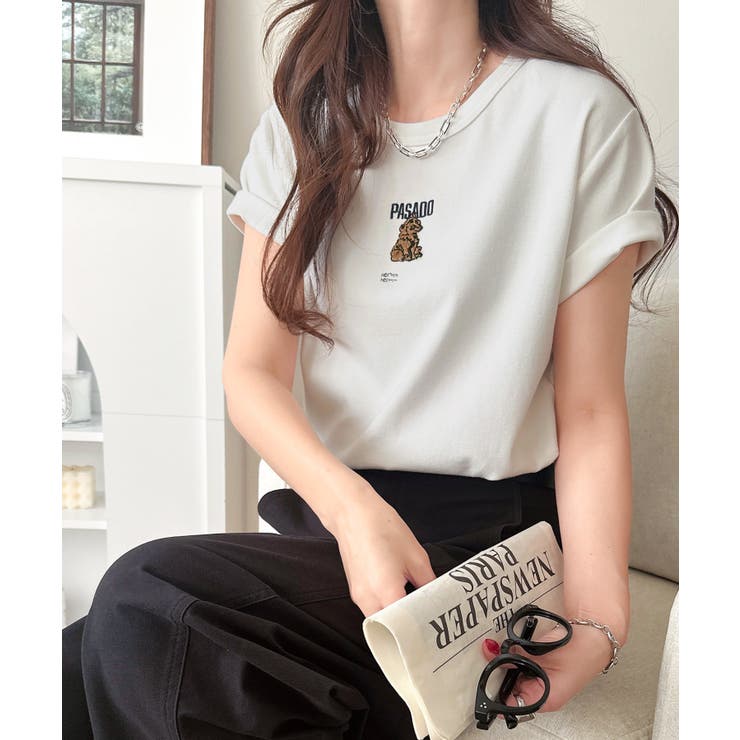 可愛いだけとは言わせない！刺繍コンパクトフライスTシャツアニマルシリーズ（半袖） | Classical Elf  | 詳細画像14 