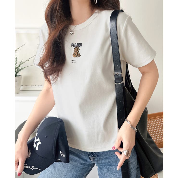 可愛いだけとは言わせない！刺繍コンパクトフライスTシャツアニマルシリーズ（半袖） | Classical Elf  | 詳細画像15 