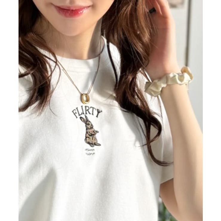 可愛いだけとは言わせない！刺繍コンパクトフライスTシャツアニマルシリーズ（半袖） | Classical Elf  | 詳細画像20 
