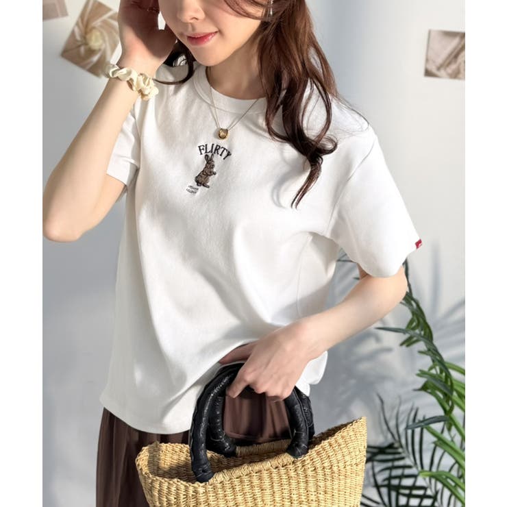 可愛いだけとは言わせない！刺繍コンパクトフライスTシャツアニマルシリーズ（半袖） | Classical Elf  | 詳細画像23 