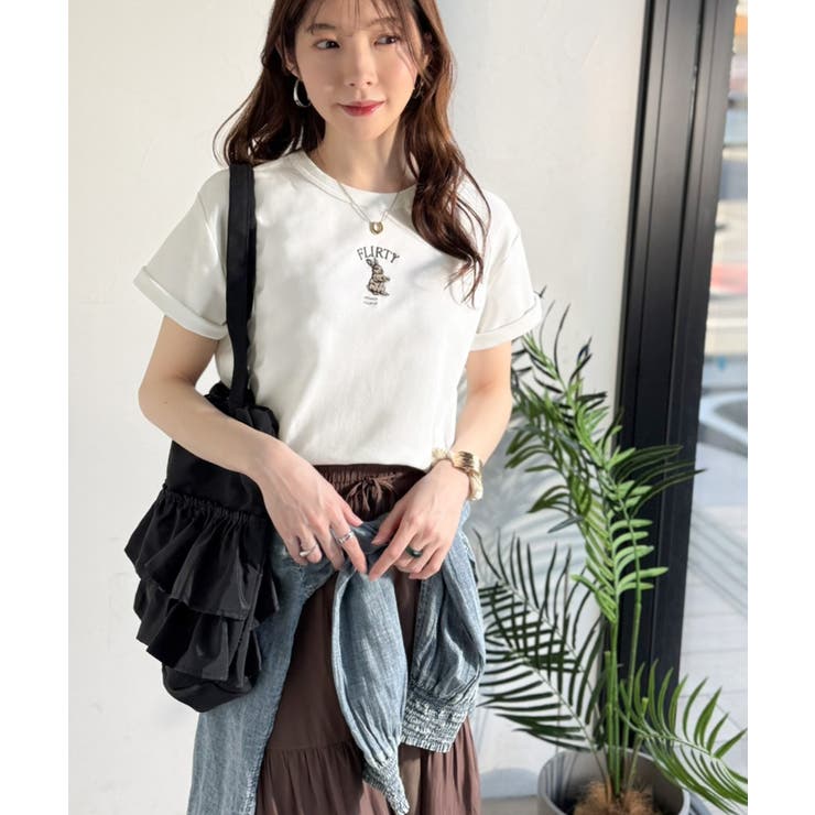 可愛いだけとは言わせない！刺繍コンパクトフライスTシャツアニマルシリーズ（半袖） | Classical Elf  | 詳細画像25 