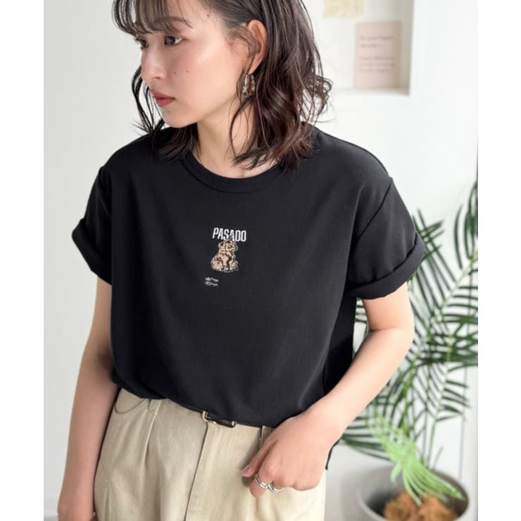可愛いだけとは言わせない！刺繍コンパクトフライスTシャツアニマルシリーズ（半袖） | Classical Elf  | 詳細画像38 